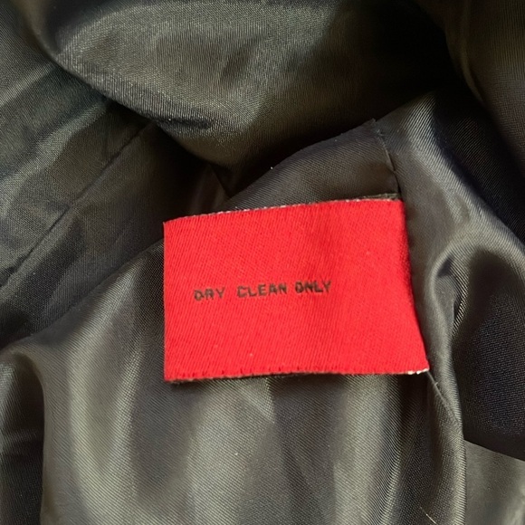 CoffeeShop black wool button down coat. Size Medium - Picture 8 of 9